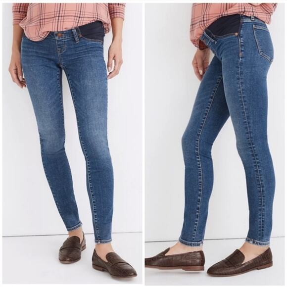 MADEWELL Maternity Skinny Jeans Ripped Knees 29 - Picture 1 of 6